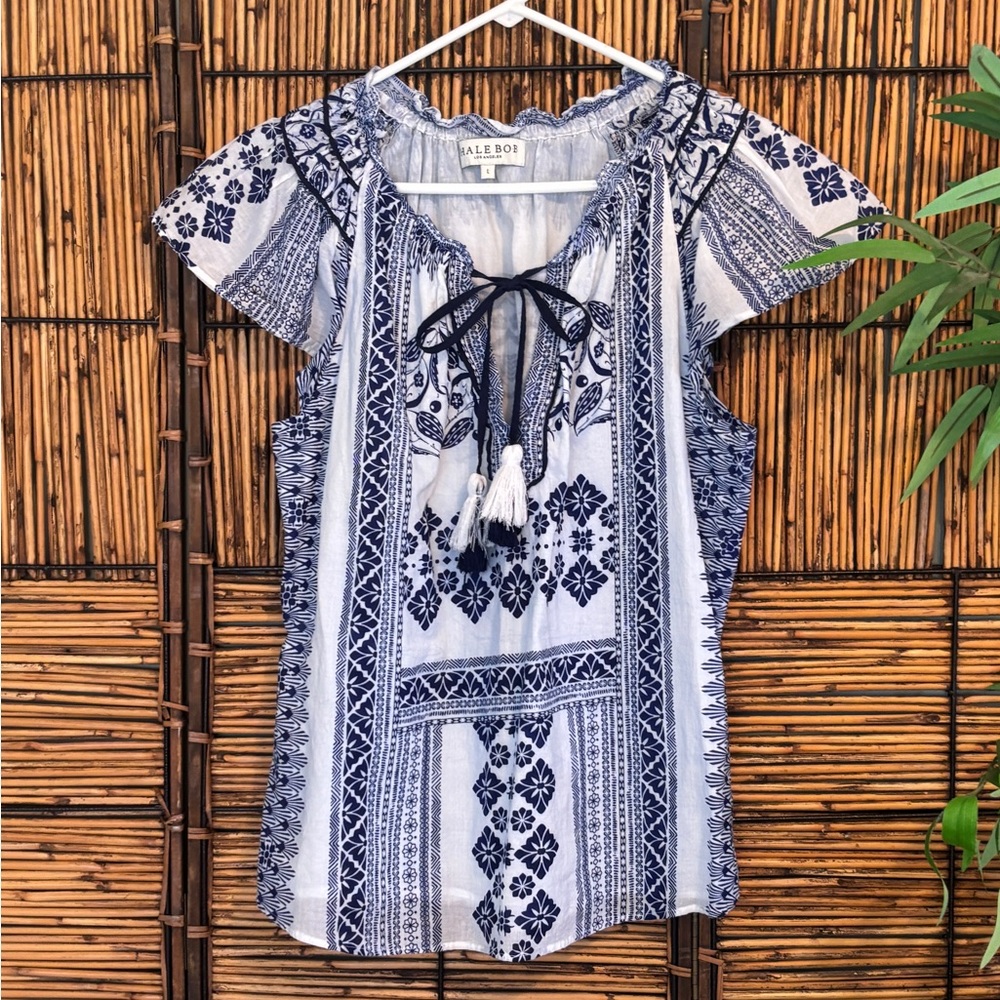 Hale Bob Boho Top